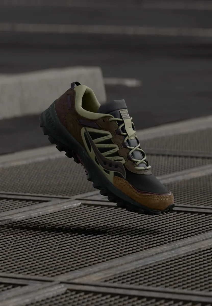 GRID PEAK UNISEX - Sneaker low - black/wine