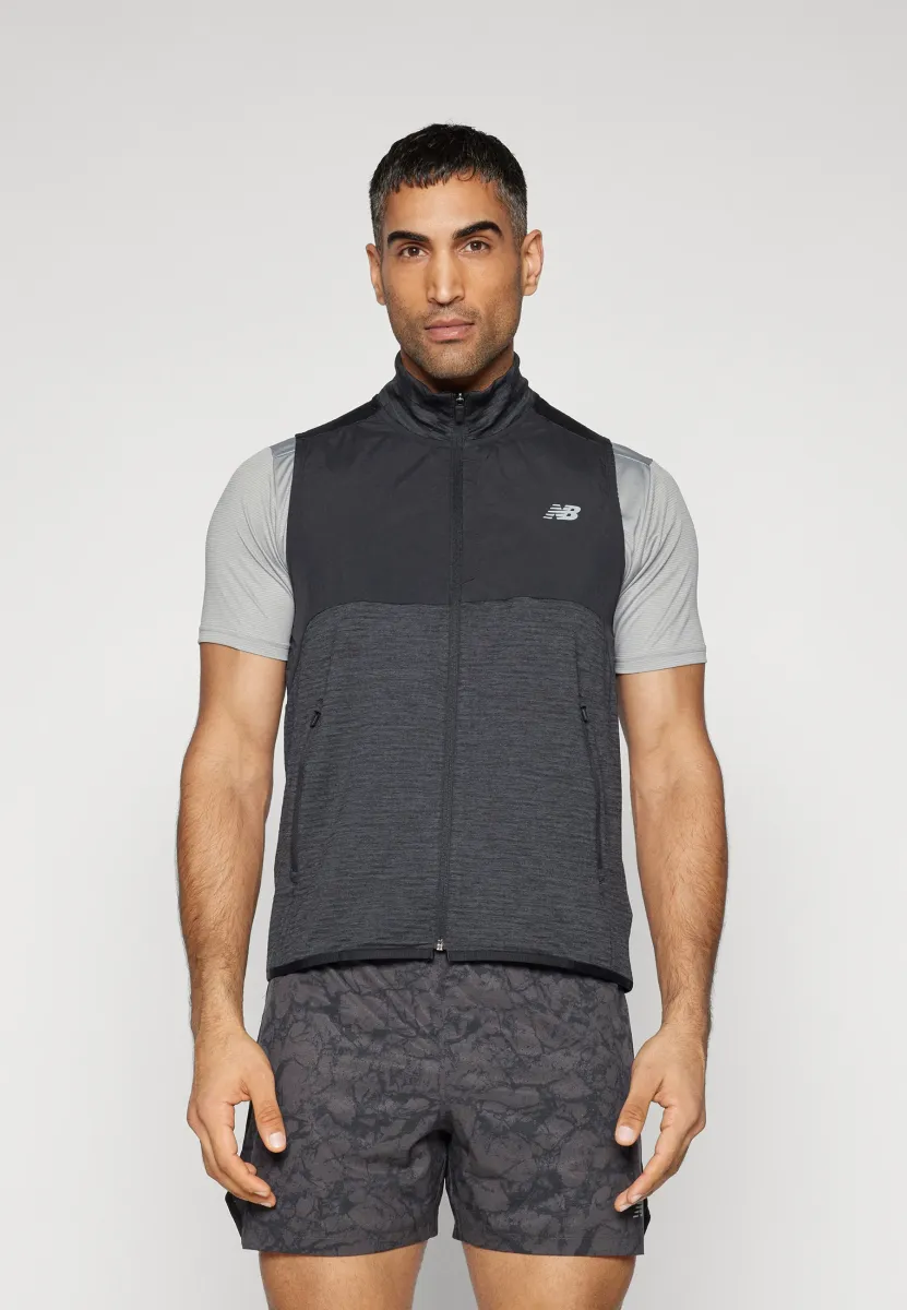 GRID VEST - Weste - black