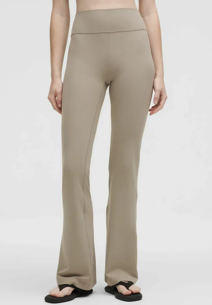 Groove Nulu™ High-Rise Flared Regular - Stoffhose - warm ash grey