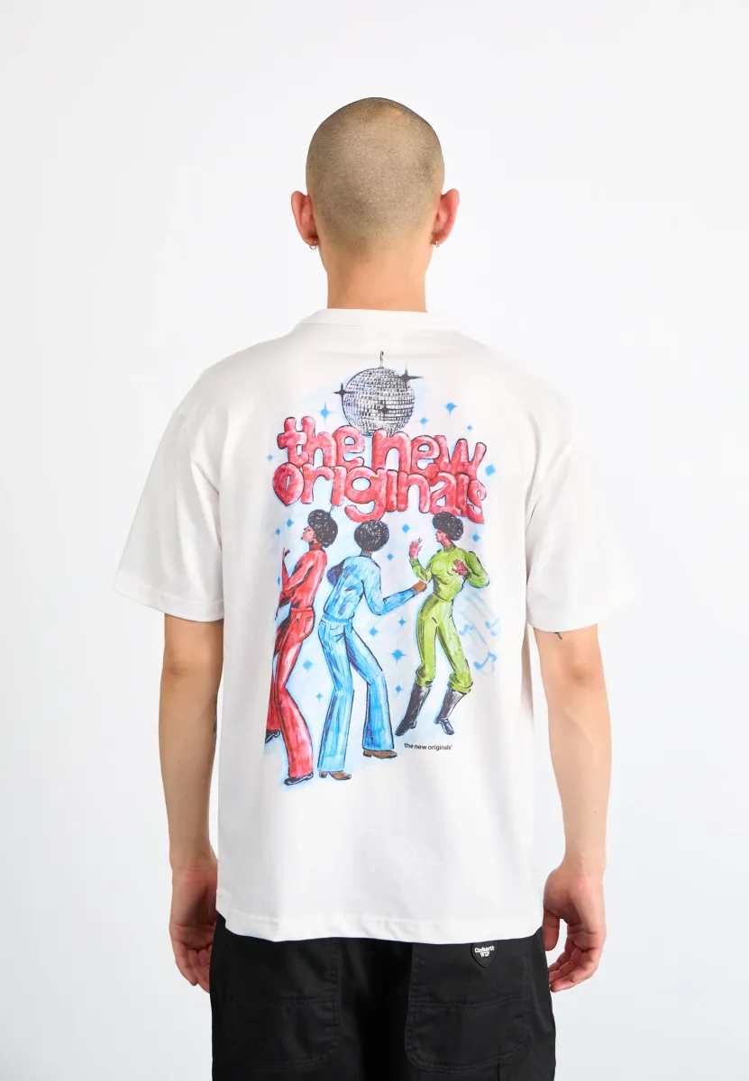 GROOVE TEE - T-Shirt print - white