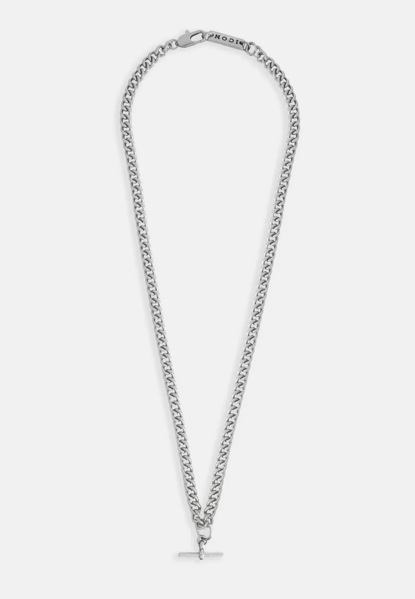 GUILD T BAR UNISEX - Halskette - silver-coloured