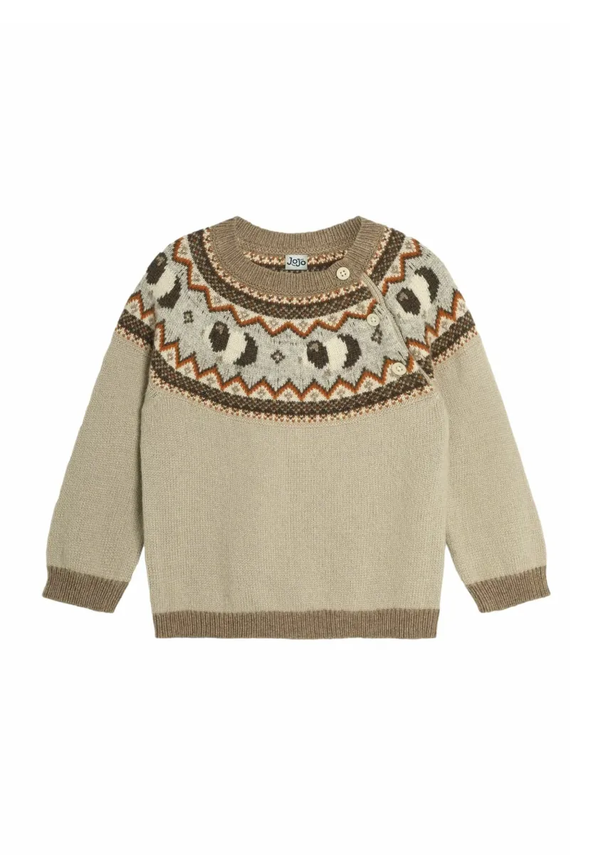 GUINEAPIG FAIRISLE - REGULAR FIT - Strickpullover - natural