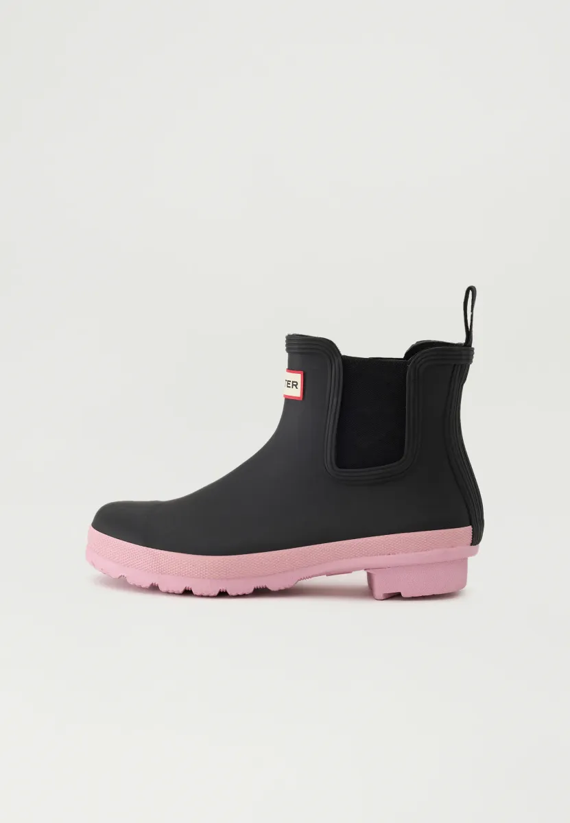 Gummistiefel - black/pink nectar
