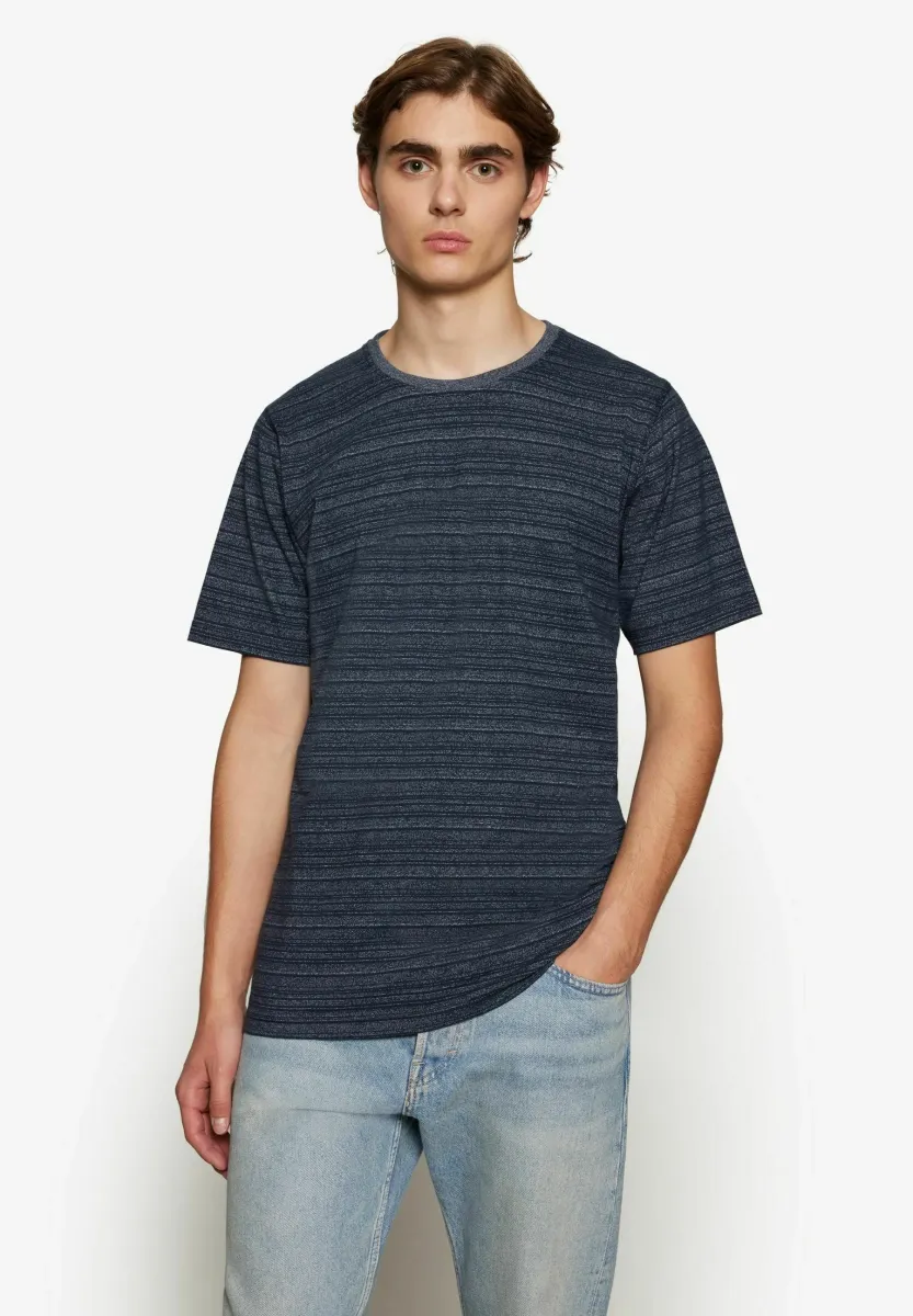 GUSSI SPACE STRIPE - T-Shirt print - blue captain