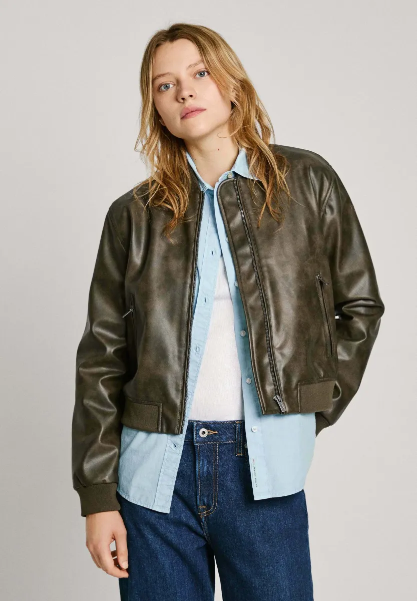 GWYNETH - Bomberjacke - dark olive green