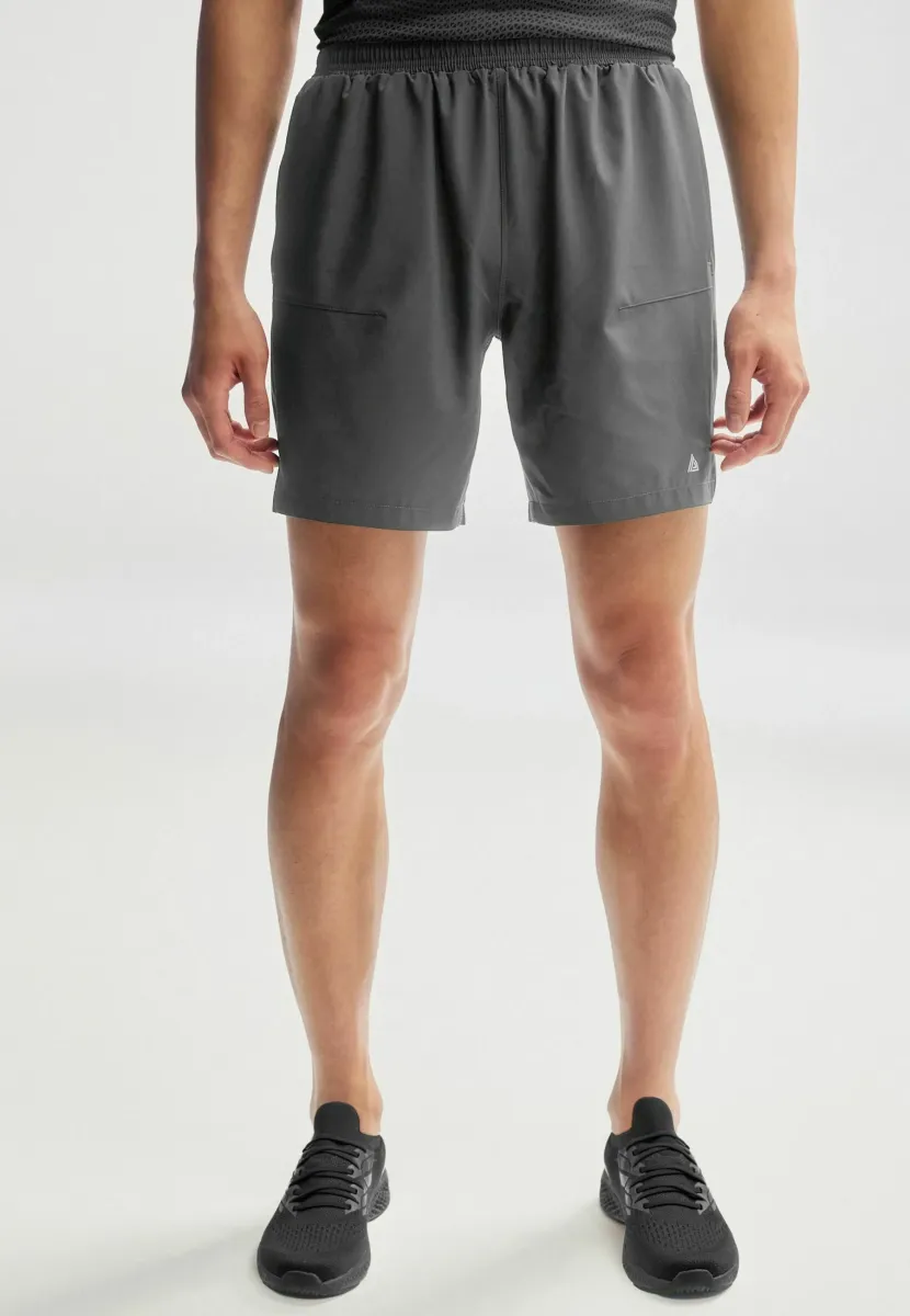 GYM - REGULAR FIT - Kurze Sporthose - slate grey