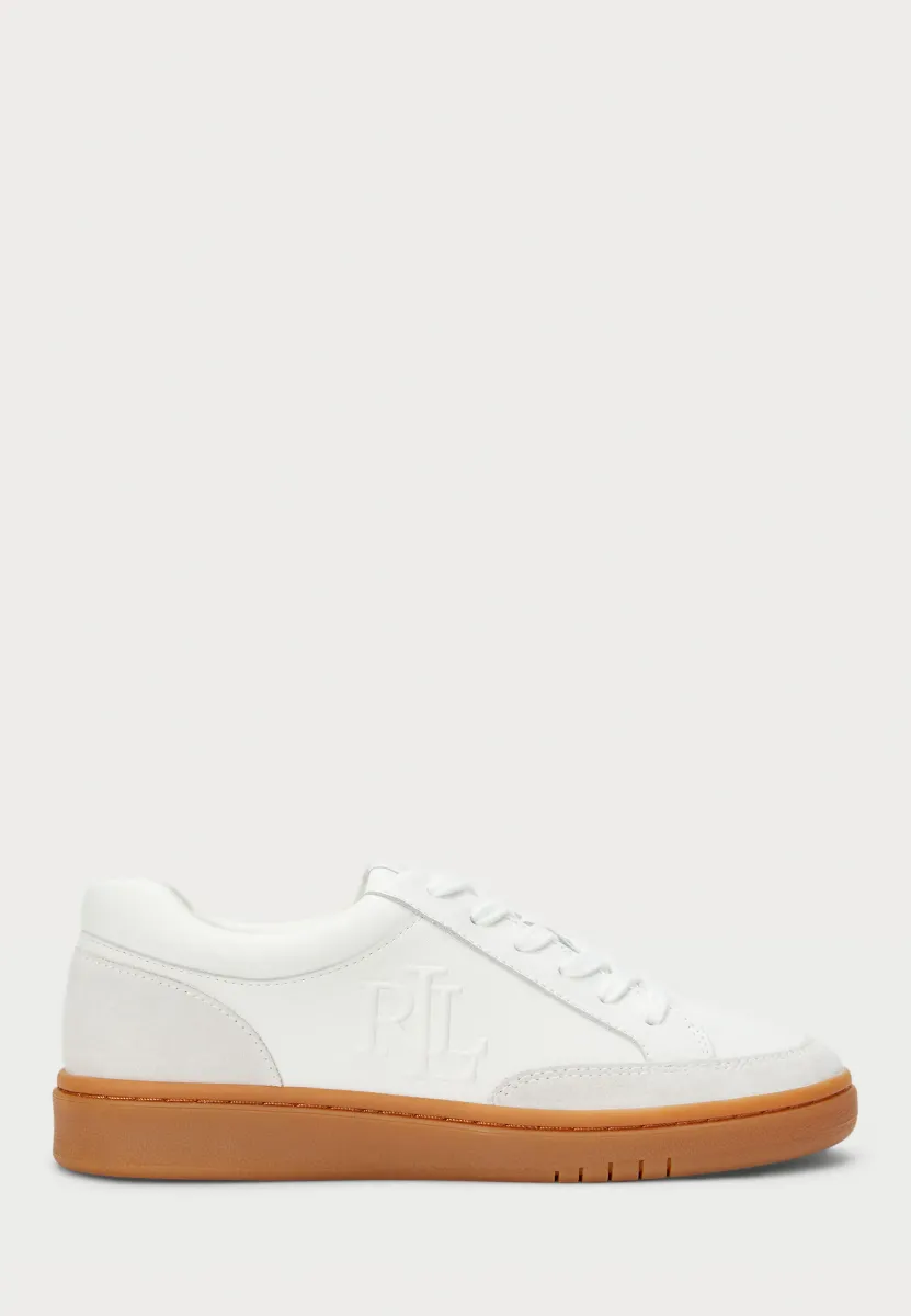 HAILEY VI LEATHER & SUEDE SNEAKER - Sneaker low - snow white/pale grey