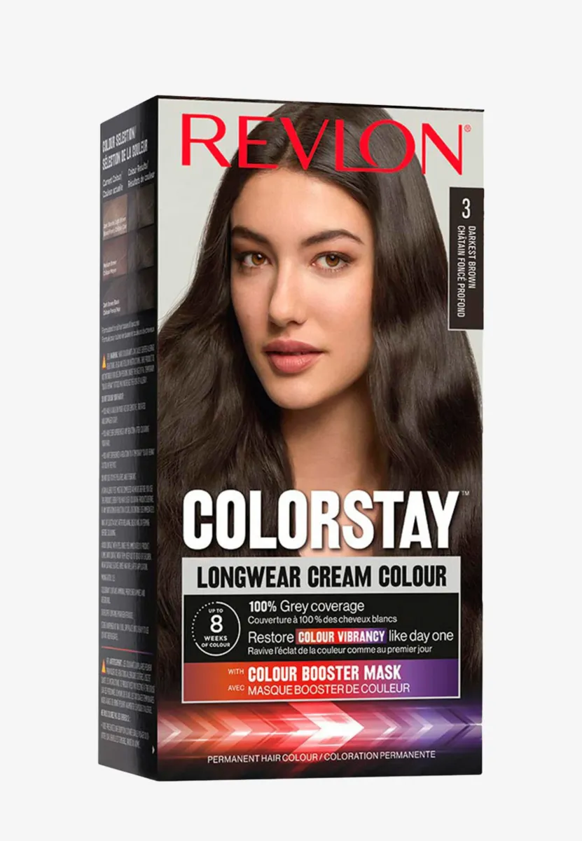 HAIR COLOR COLORSTAY, LONGWEAR CREAM COLOUR - Coloration - chatain fonce profond