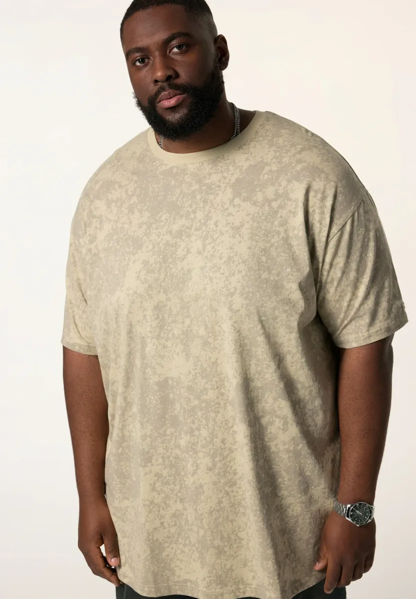 HALBARM DIRTY LOOK - T-Shirt print - light mocha