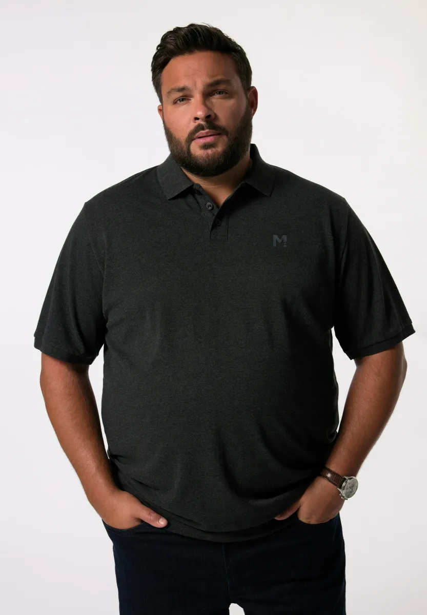 HALBARM - Poloshirt - black