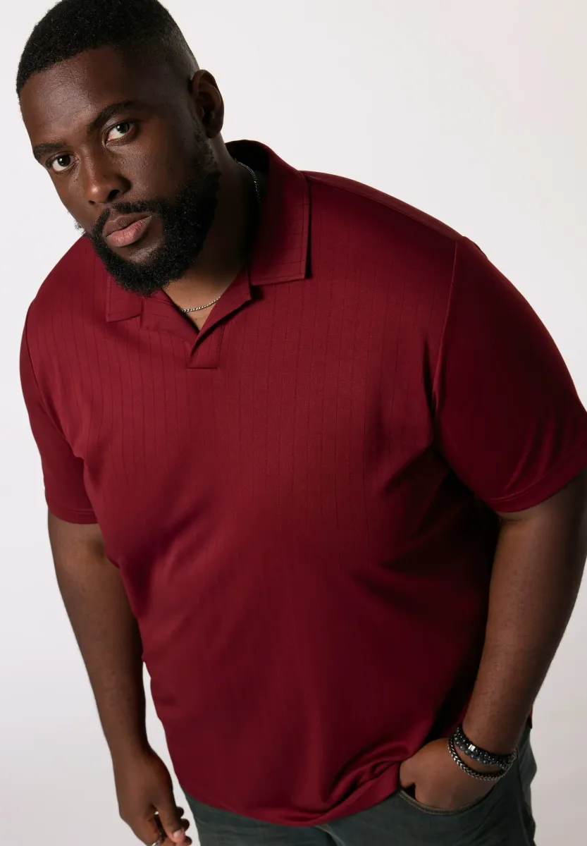 HALBARM STREIFEN - Poloshirt - rust