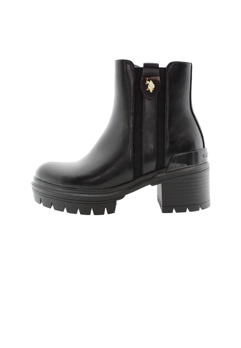HALEY - Plateaustiefelette - blk