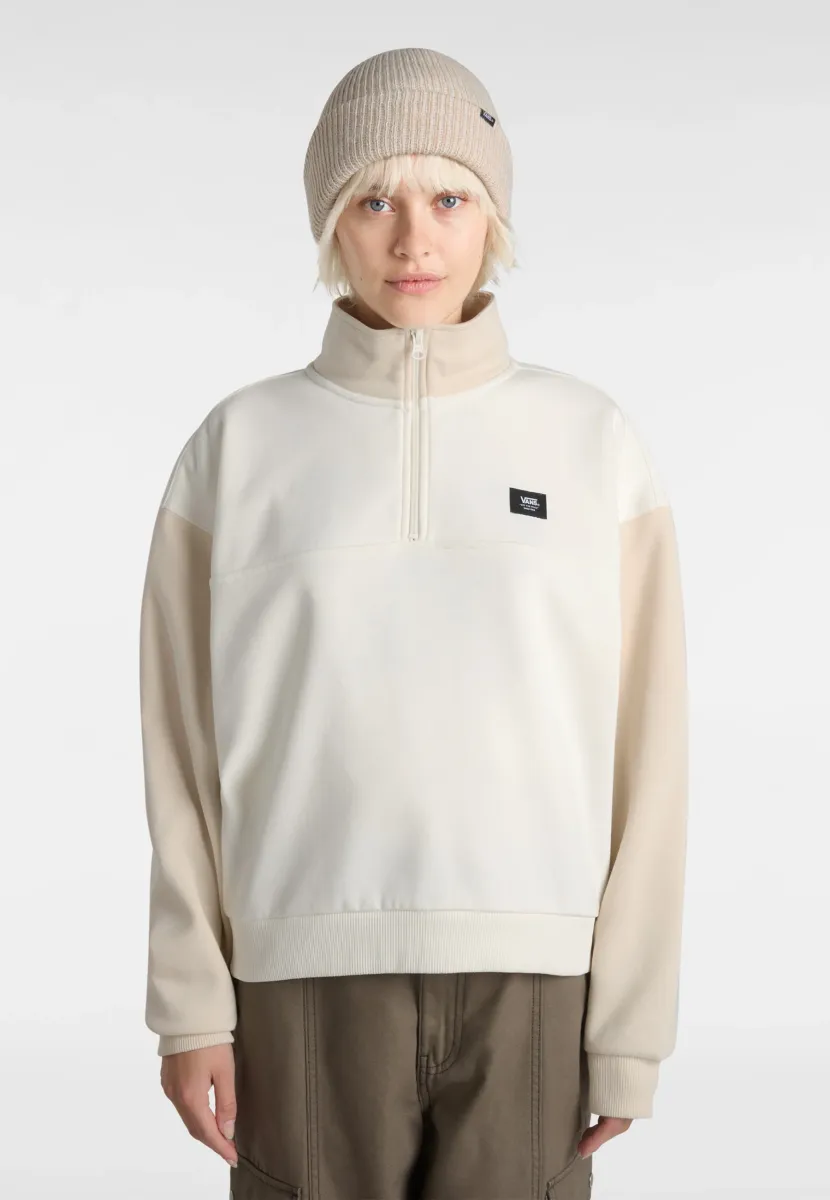 HALF MOCK - Sweatshirt - marshmallow oatmeal