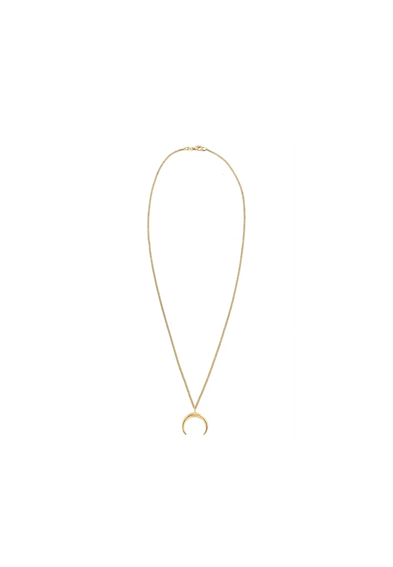 HALF MOON - Halskette - gold-coloured