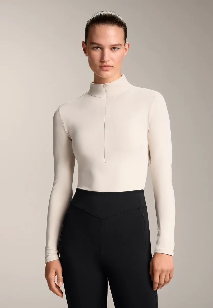 HALF-ZIP BASE LAYER - Body - sand