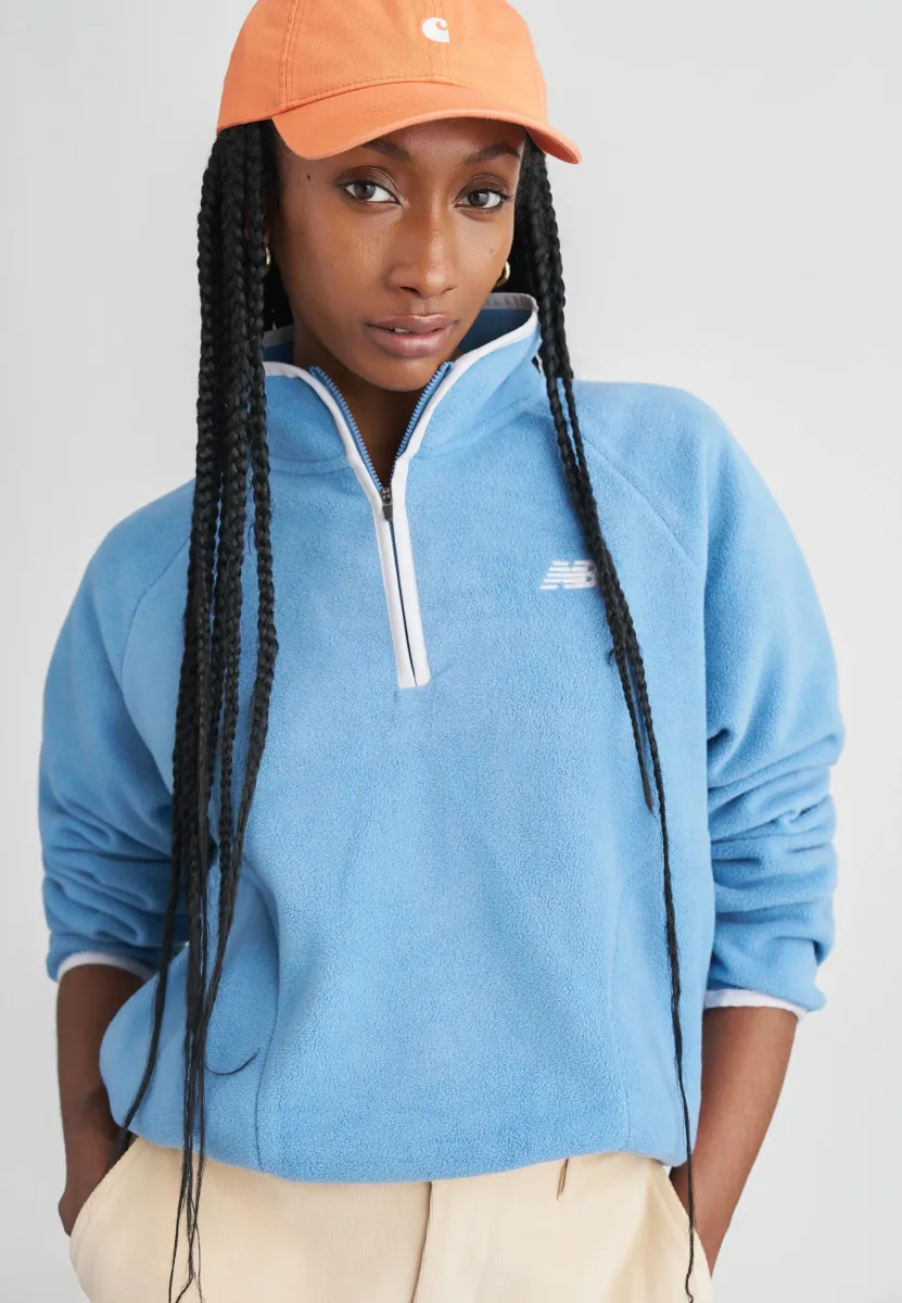HALF ZIP - Fleecepullover - blue
