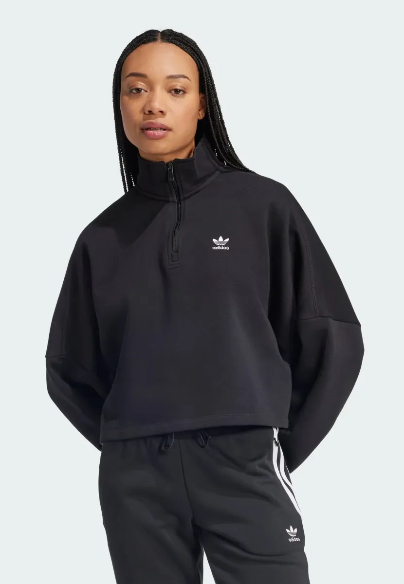 HALF ZIP - Sweatshirt - black
