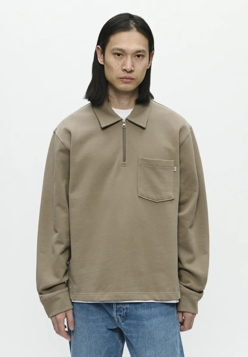 HALF ZIPPER 25211 - Poloshirt - fallen rock