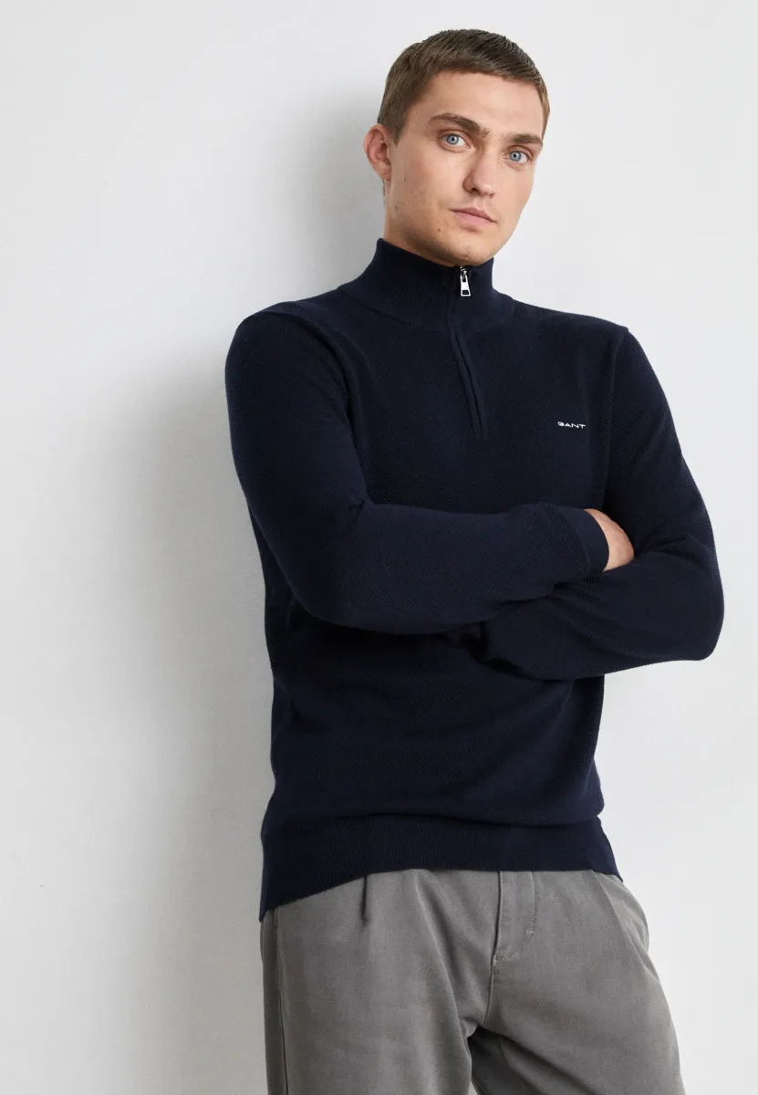 HALFZIP - Strickpullover - evening blue