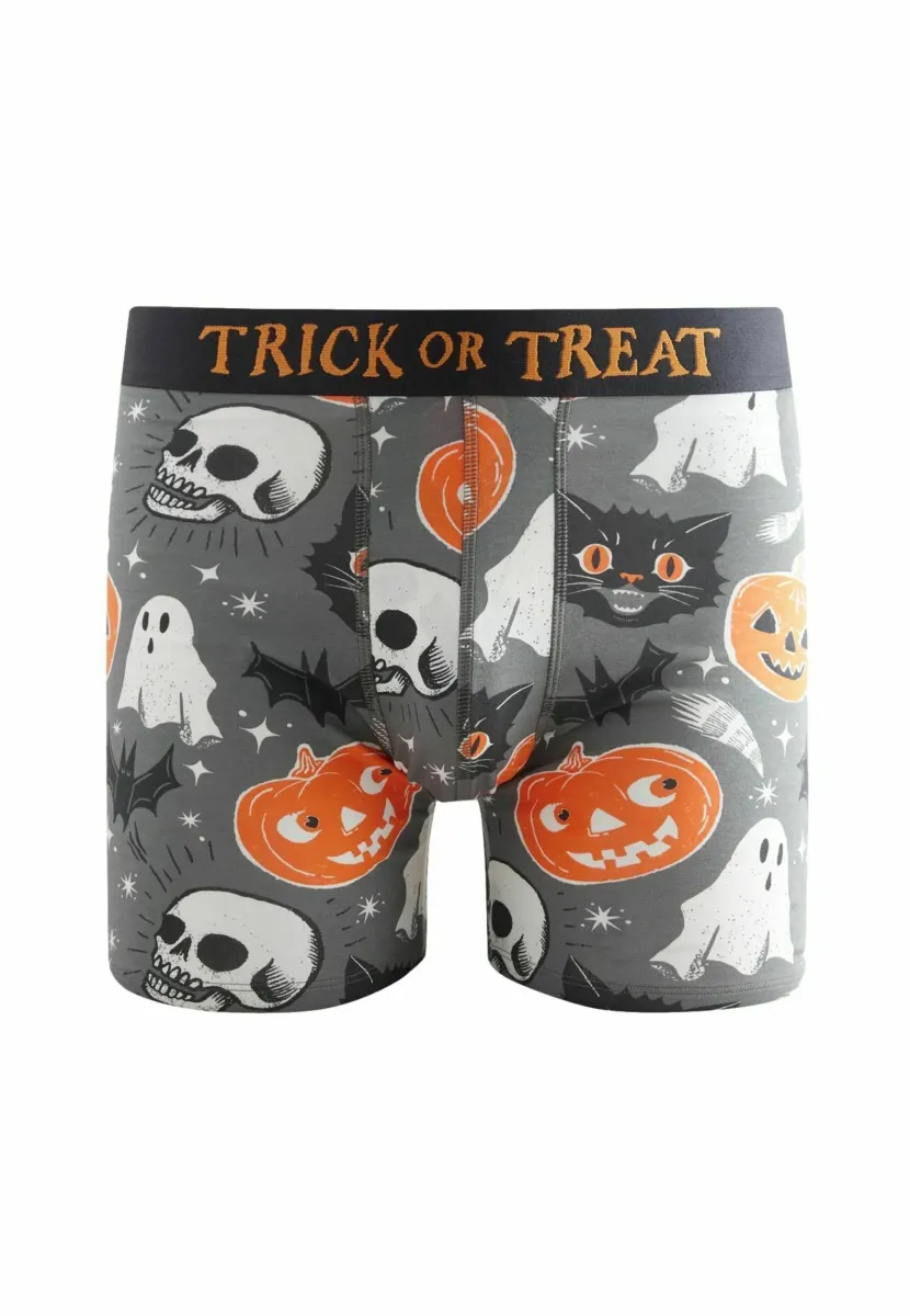 HALLOWEEN PATTERN - Boxer Briefs - pumpkin skull