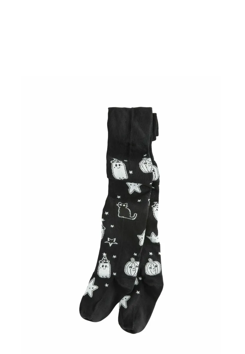 HALLOWEEN SPARKLE - Strumpfhose - black
