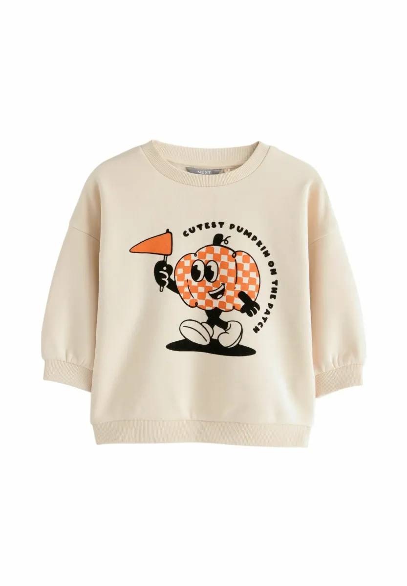 HALLOWEEN - Sweatshirt - ecru pumpkin