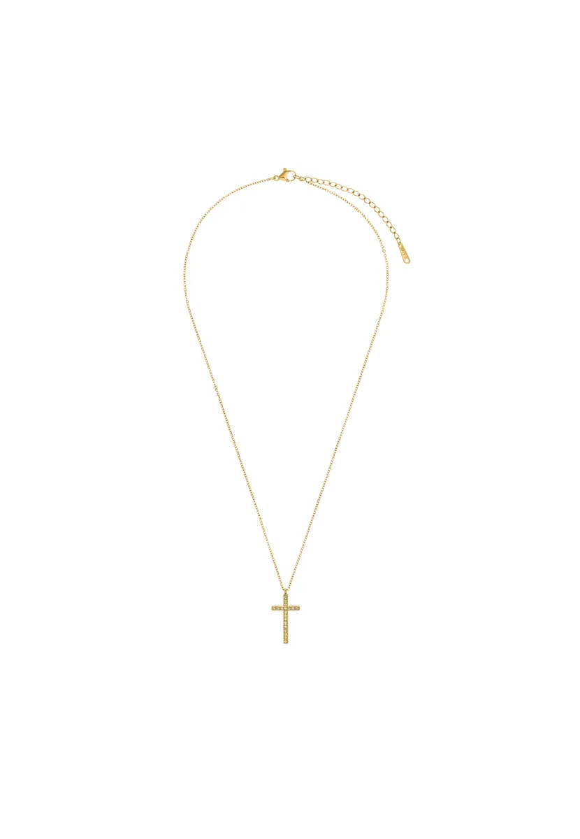 Halskette - goldfarbend