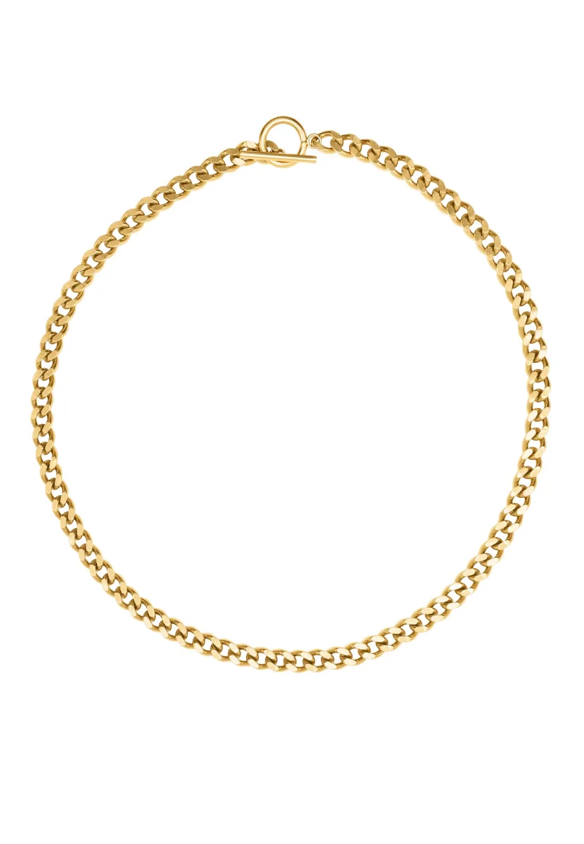 Halskette - goldfarbend