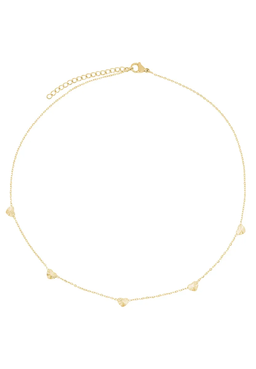 Halskette - goldfarbend