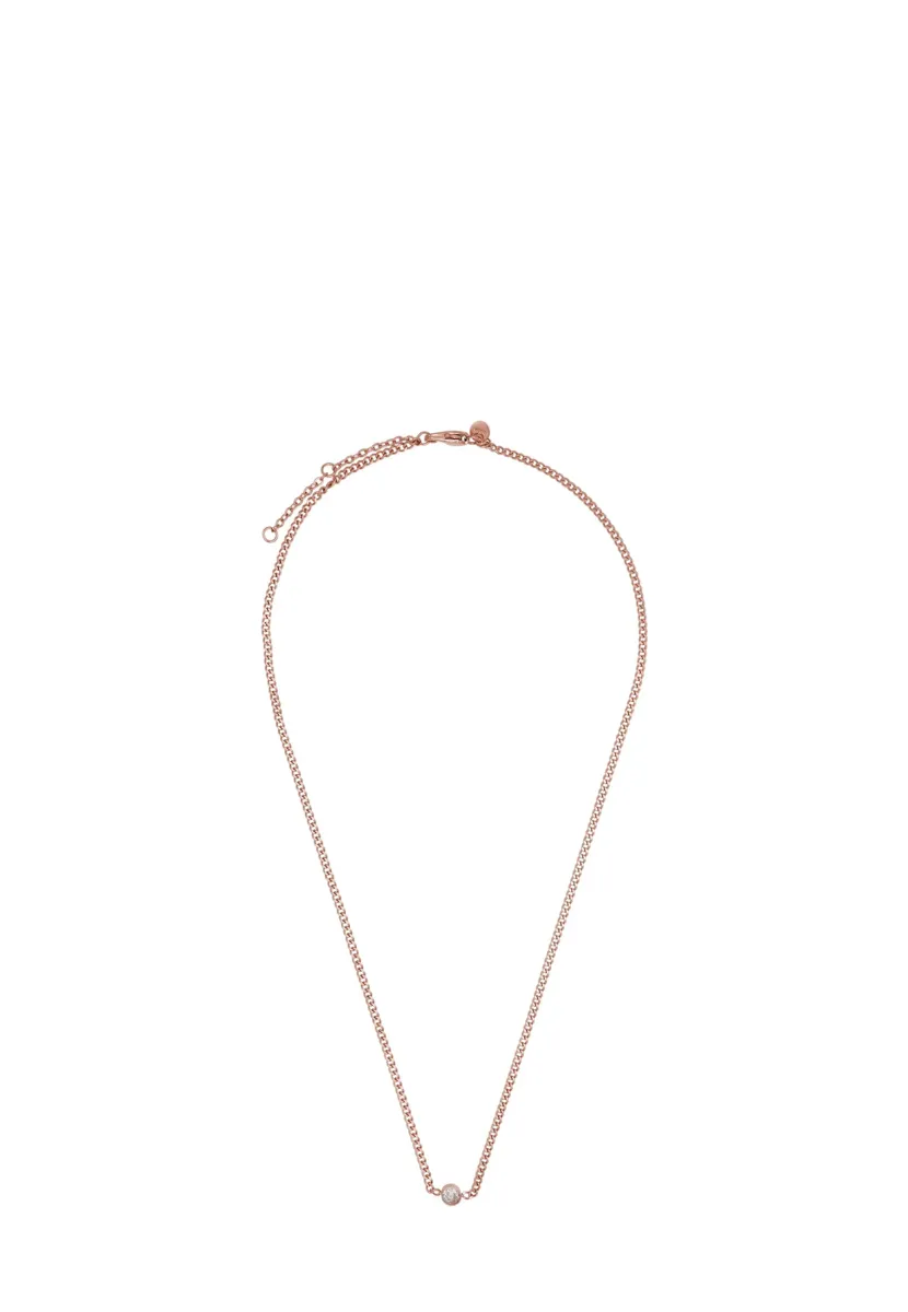 Halskette - rose goldfarbend