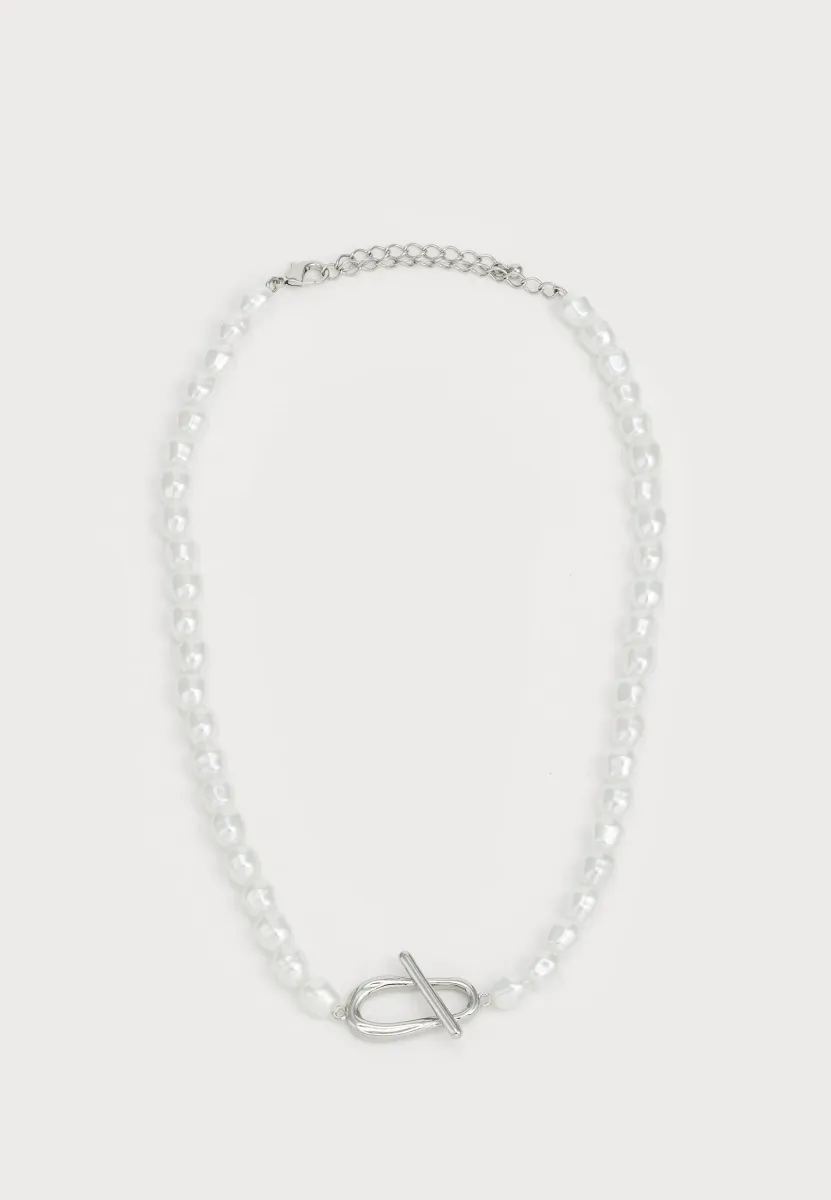 Halskette - silver-coloured