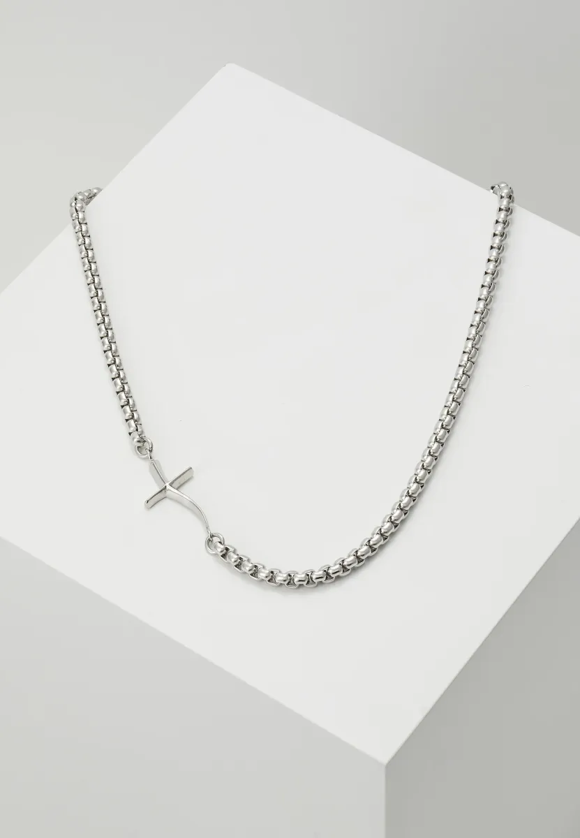 Halskette - silver-coloured