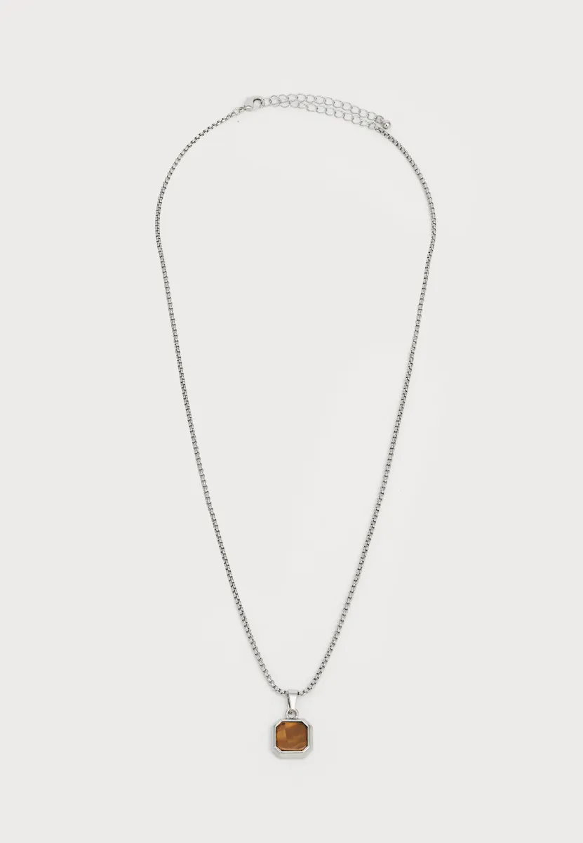 Halskette - silver-coloured