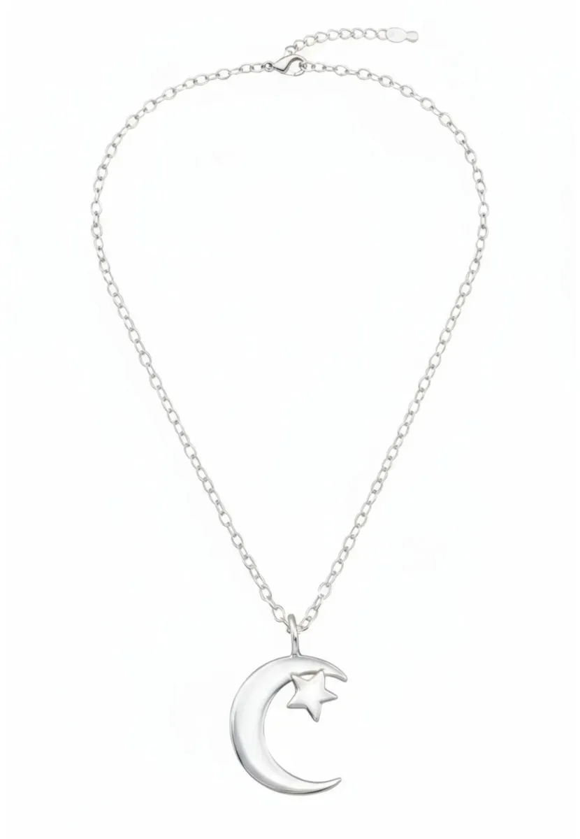 Halskette - silver-coloured