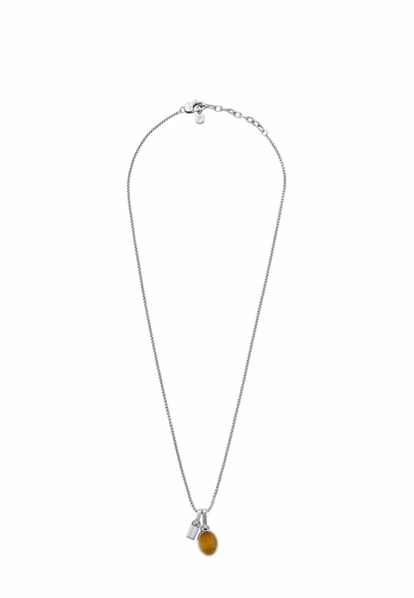 Halskette - silver-coloured