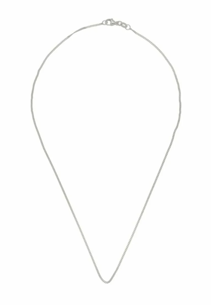 Halskette - weißgoldfarben