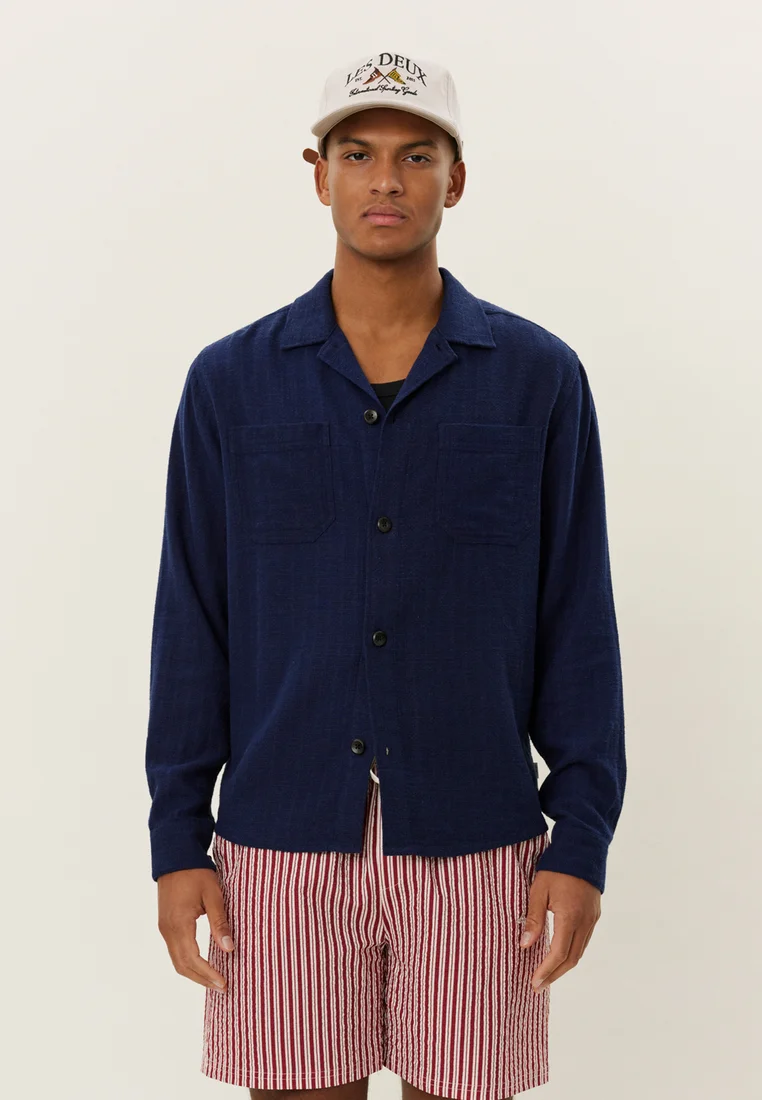 HAMILTON OVERSHIRT - Hemd - dark navy