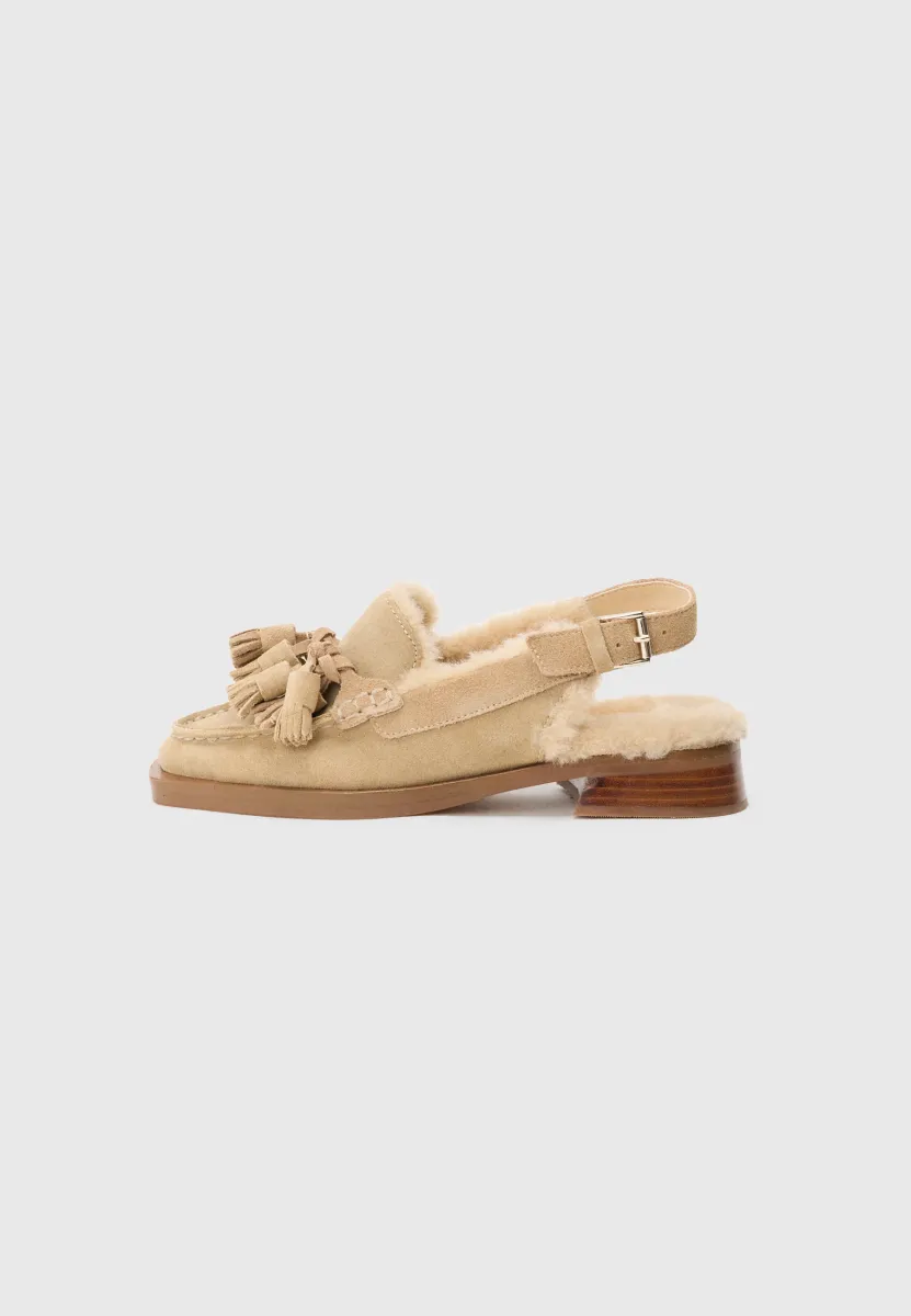 HAMLIT PLUSH - Slipper - dark taupe