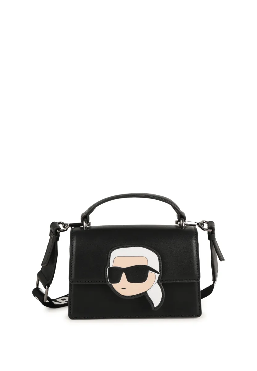 HANDLE BAG - Umhängetasche - black