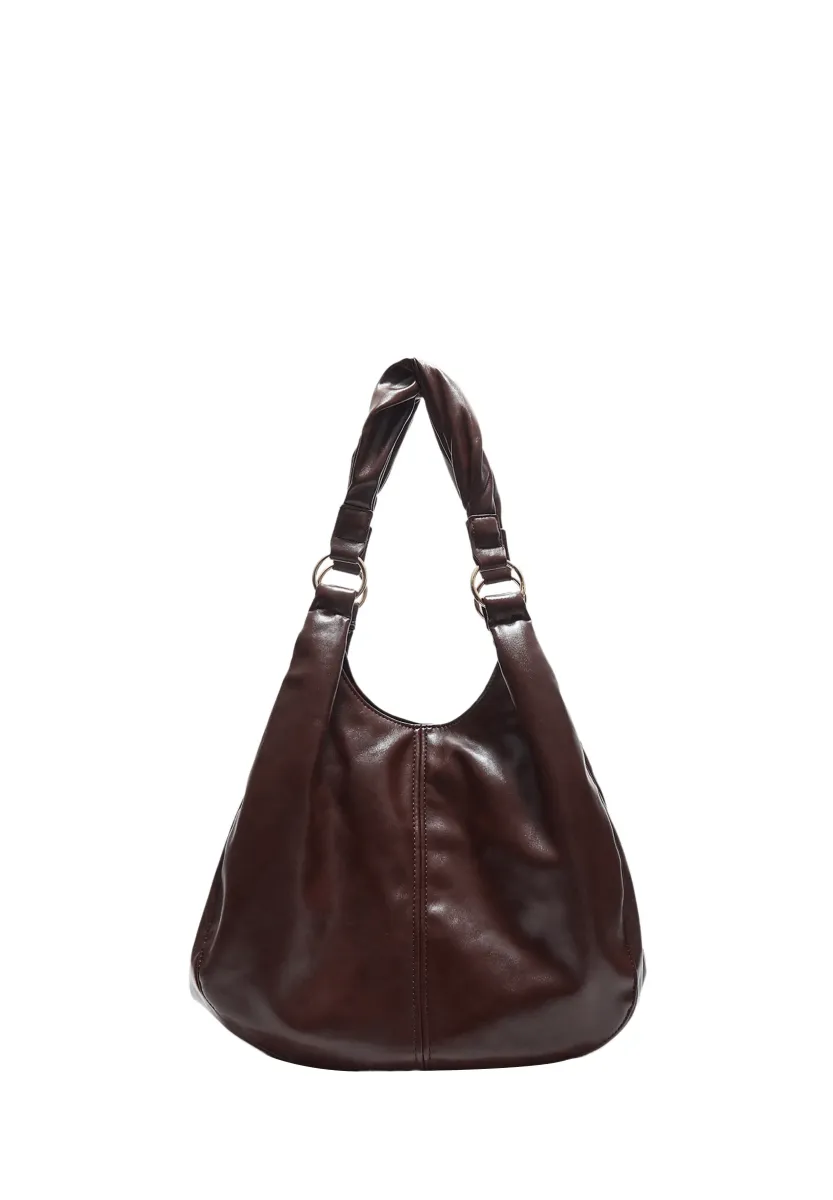 HANDLE - Handtasche - dark brown
