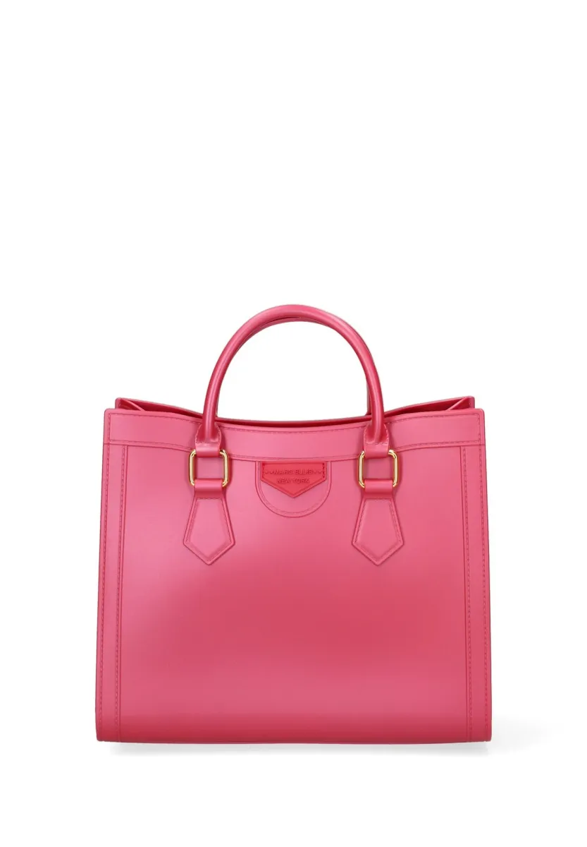 Handtasche - fuchsia and gold