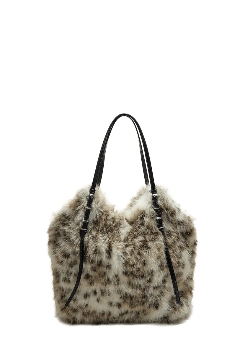 Handtasche - mottled brown