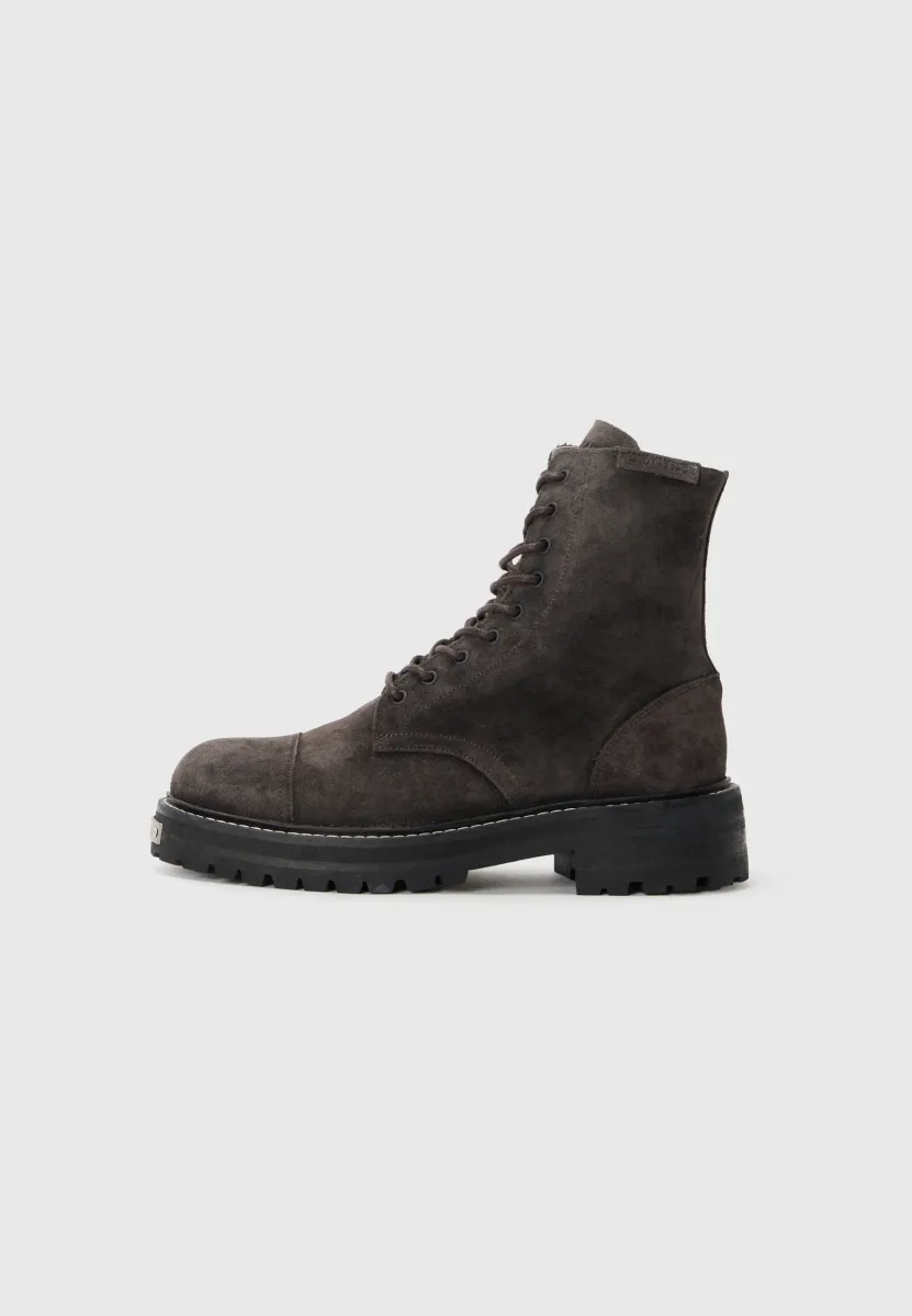 HANK - Schnürstiefelette - warm grey