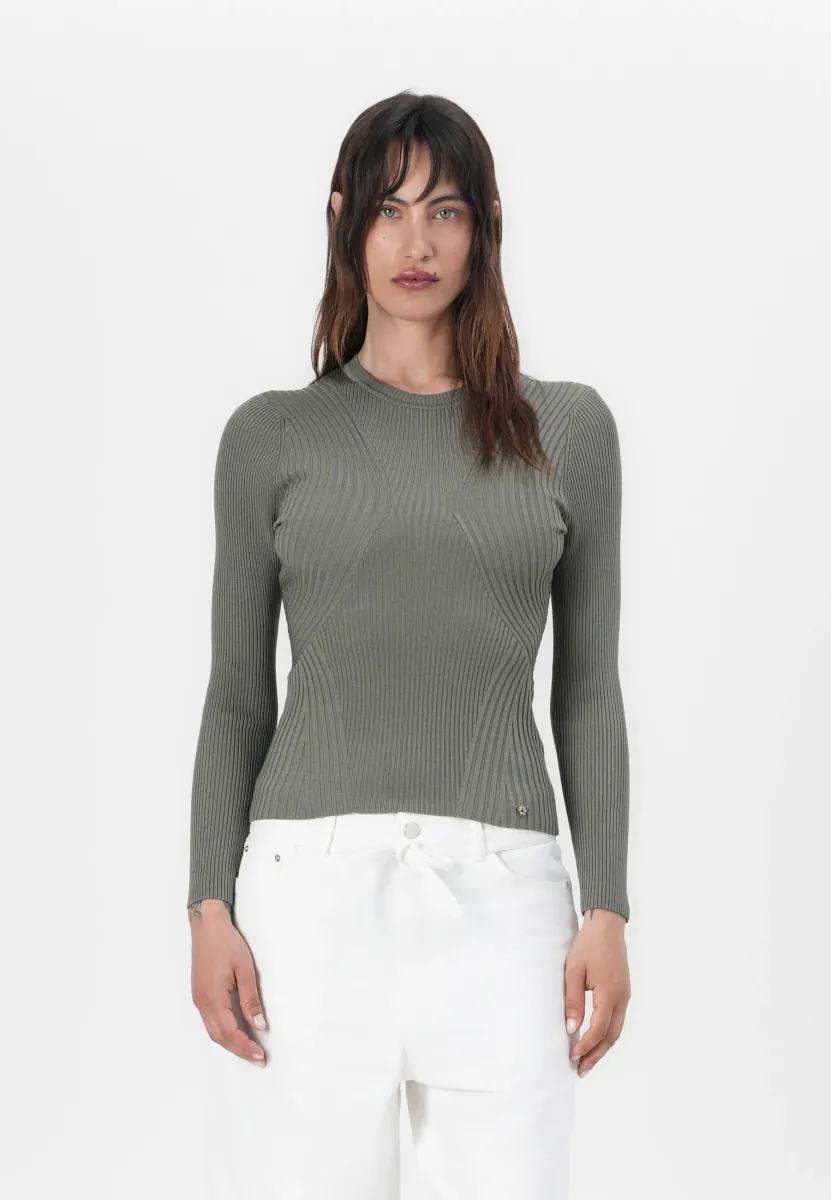 HANNA  - Strickpullover - lichen leaf green