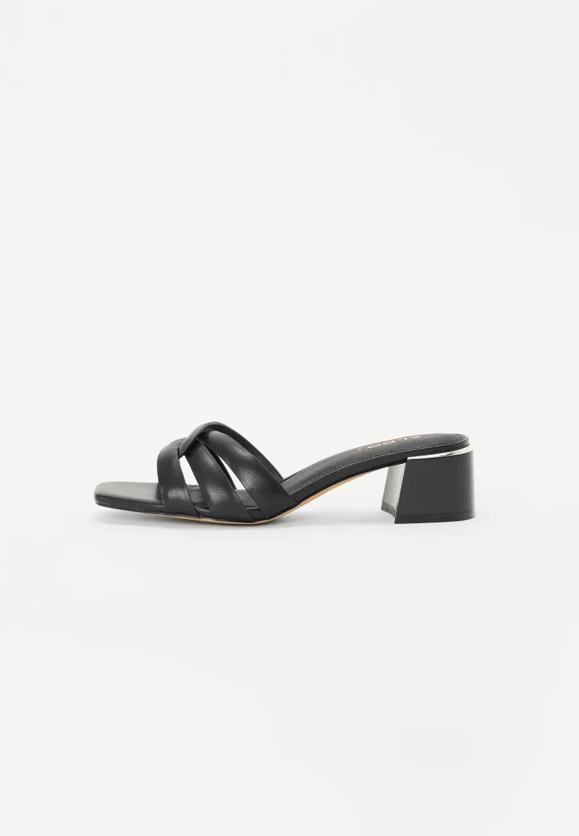 HANNE PILLOW WALK FLEX - Pantolette hoch - black
