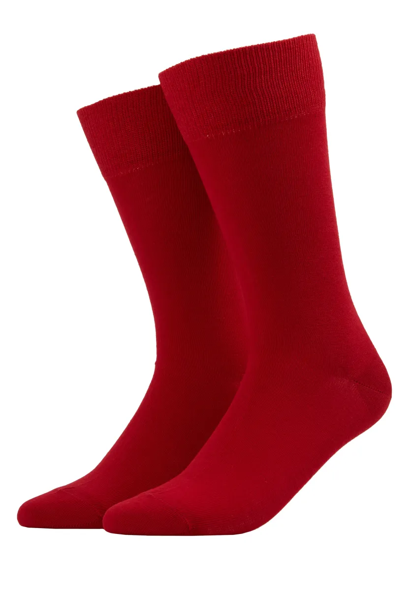 HAPPY 2-PACK - Socken - scarlet
