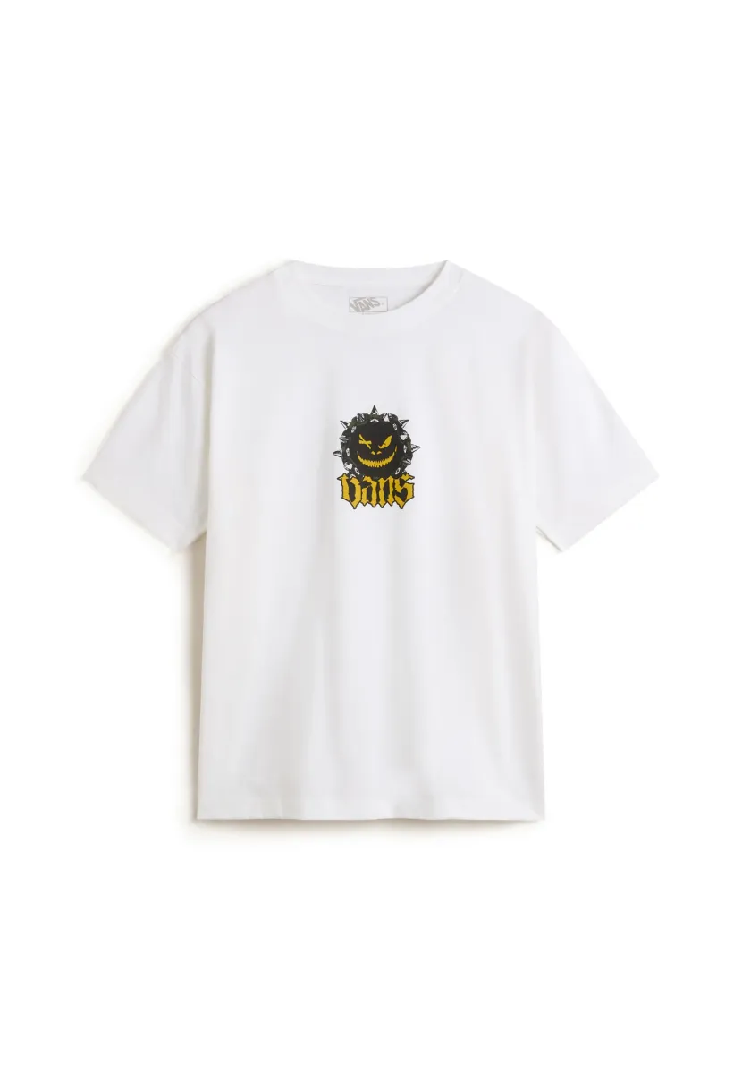 HAPPY SPIKE - T-Shirt print - white