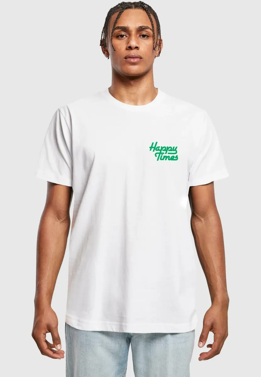 HAPPY TIMES - T-Shirt print - white