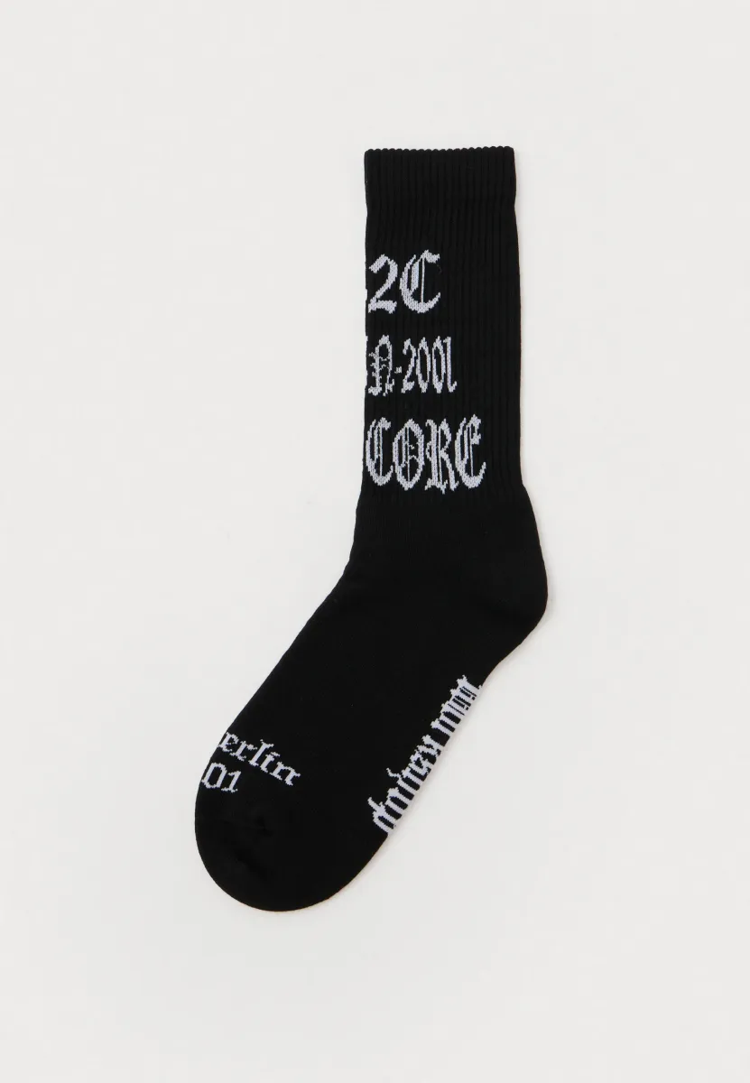 HARDCORE SINCE SOCKS UNISEX - Socken - black