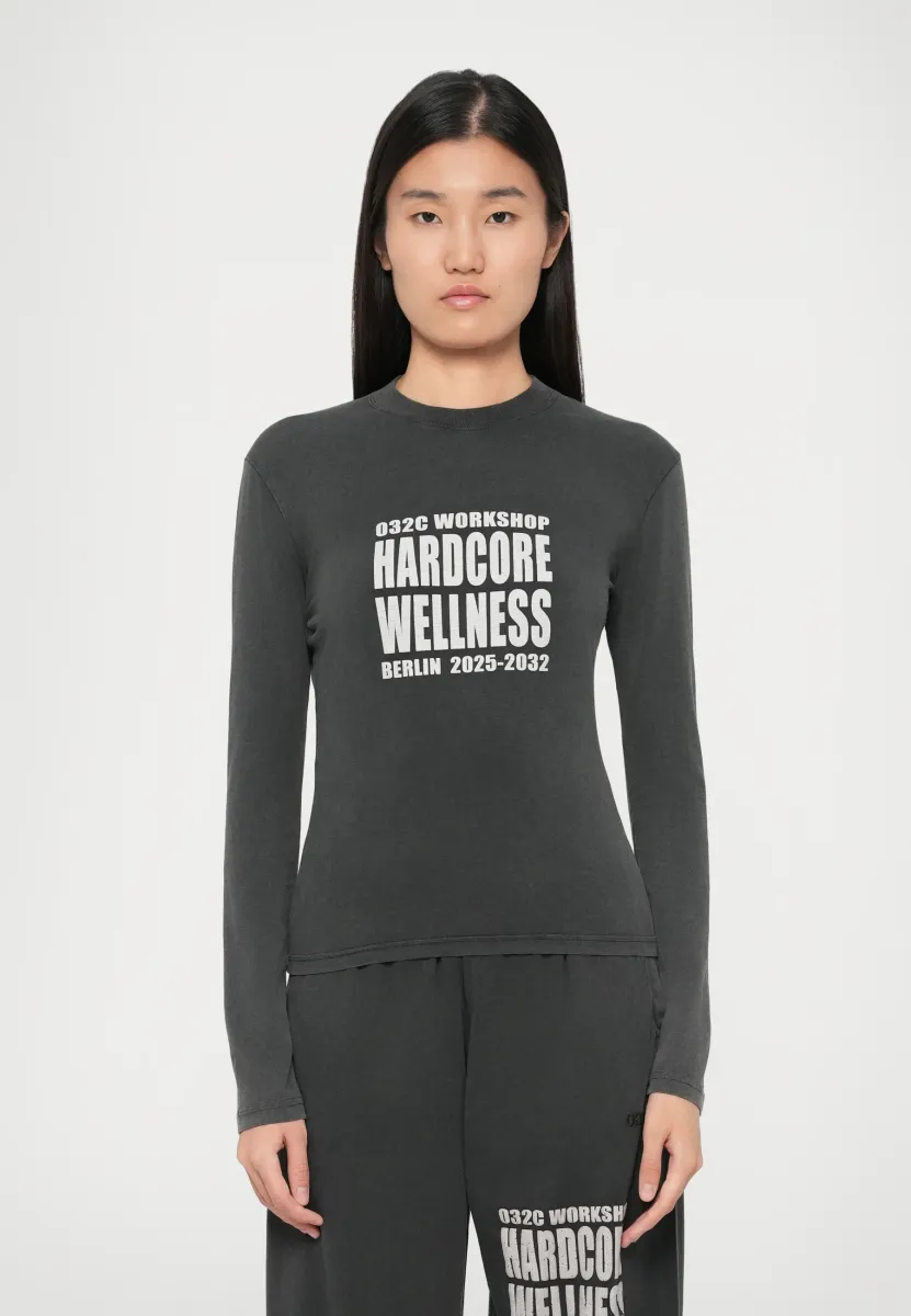 HARDCORE WELLNESS TIGHT LONGSLEEVE - Langarmshirt - black